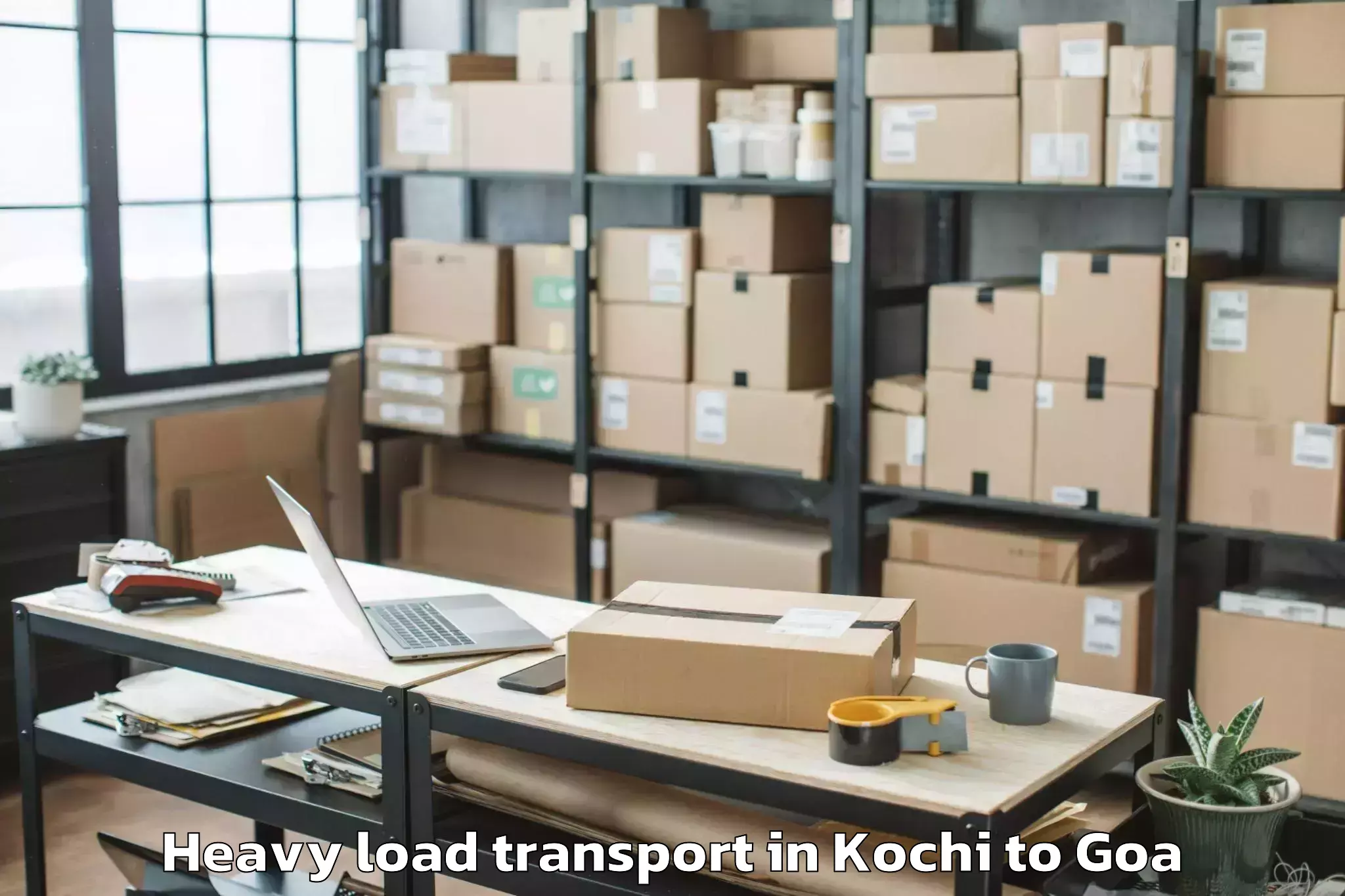 Book Kochi to Colva Heavy Load Transport Online